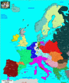 L'Europa nel 1815 (clic per ingrandire)