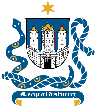 Attuale stemma comunale della città di Leopoldsburg