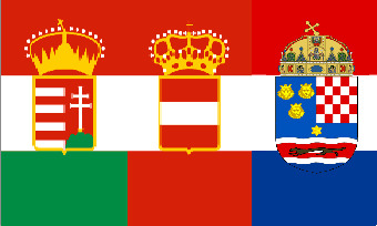 Bandiera dell'Austra-Croazia-Ungheria