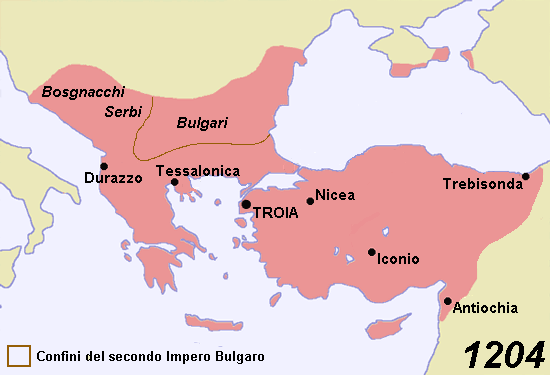 L'Impero Troiano alla vigilia del grande assedio del 1202-1204