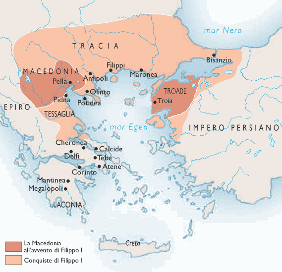 Il Regno di Troia e Macedonia di Filippo I