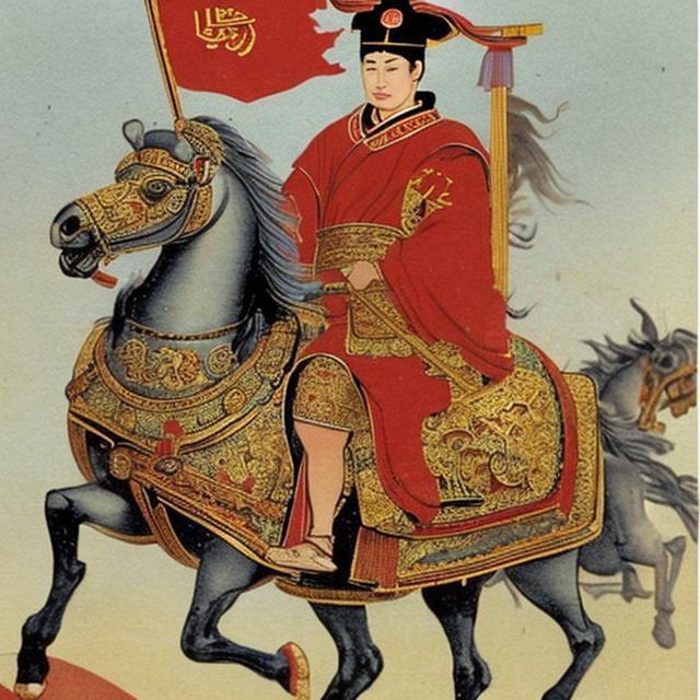 Alessandro, il conquistatore della Cina (immagine creata con openart.ai)