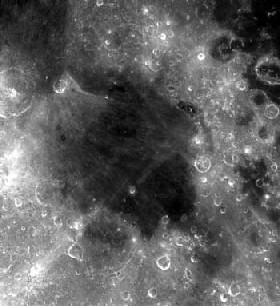 Il Mare Nectaris sulla Luna (dal sito della NASA)