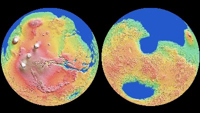 Marte come sarebbe apparso con il suo grande oceano