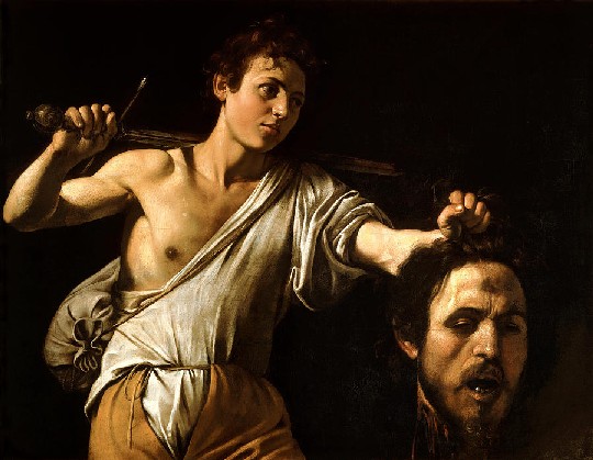 Caravaggio, "Davide con la testa di Golia" (1607), Kunsthistorisches Museum di Vienna