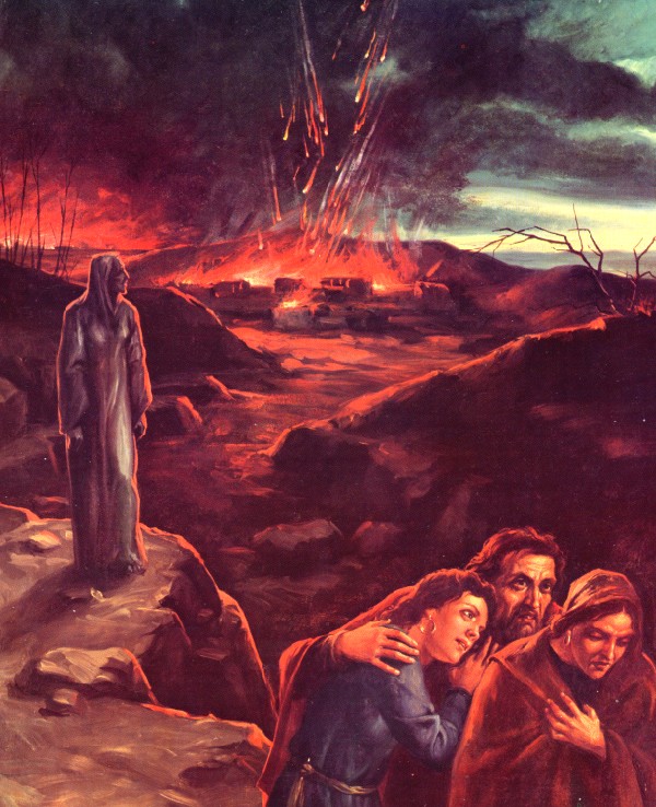Fernando Monzio Compagnoni, Lot fugge da Sodoma con le figlie