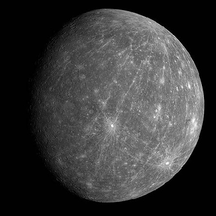 Mercurio visto dalla sonda MESSENGER