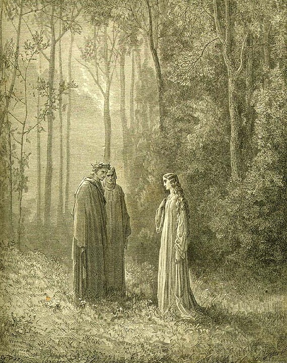 L'incontro di Dante con Pia dei Tolomei nell'Antipurgatorio secondo il Dorè