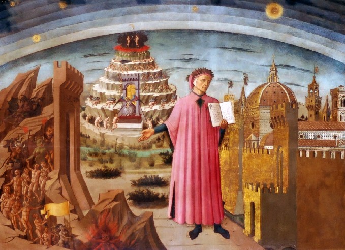 Domenico di Michelino, Dante e l'Oltretomba del suo Poema, Firenze, 1465