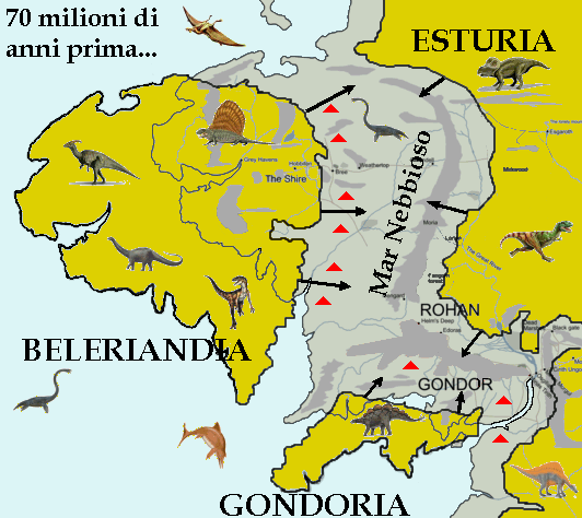 La Terra di Mezzo com'era 70 milioni di anni fa!