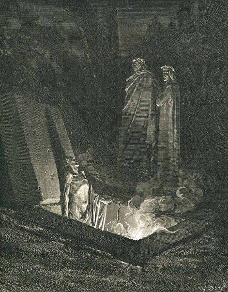 Farinata degli Uberti visto da Gustave Dor