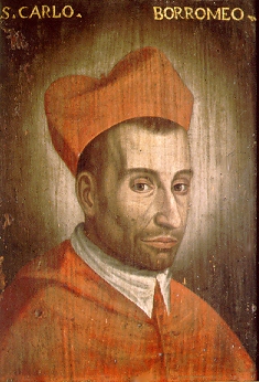 Ritratto di San Carlo Borromeo, di ignoto seicentesco (grazie a Giulia Grazi!)