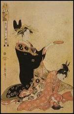 Kitaga Utamaro, Dama cinese, 1790