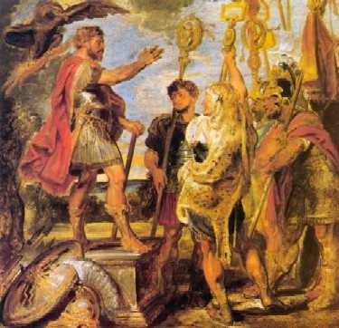Decio Mure racconta il suo sogno ai Romani, Pieter Paul Rubens, 1616