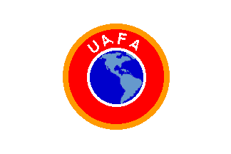 La bandiera dell'UAFA