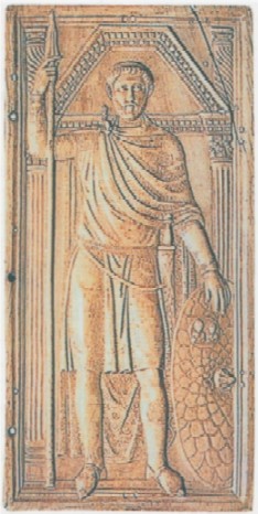 Ritratto del generale vandalo Stilicone, ultimo condottiero dell'Evo Antico e primo del Medioevo
