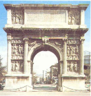 Arco trionfale fatto erigere da Settimio Severo a Palibothra (oggi Paraliputhra)