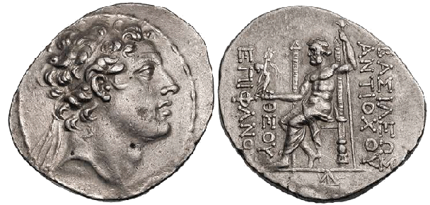 Tetradramma di Antioco IV Epifane, circa 170 a.C.