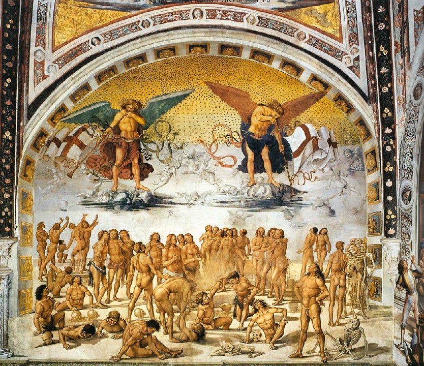 Luca Signorelli (1445-1523), "La Risurrezione dei Morti" (1500), Cappella di San Brizio, Duomo di Orvieto