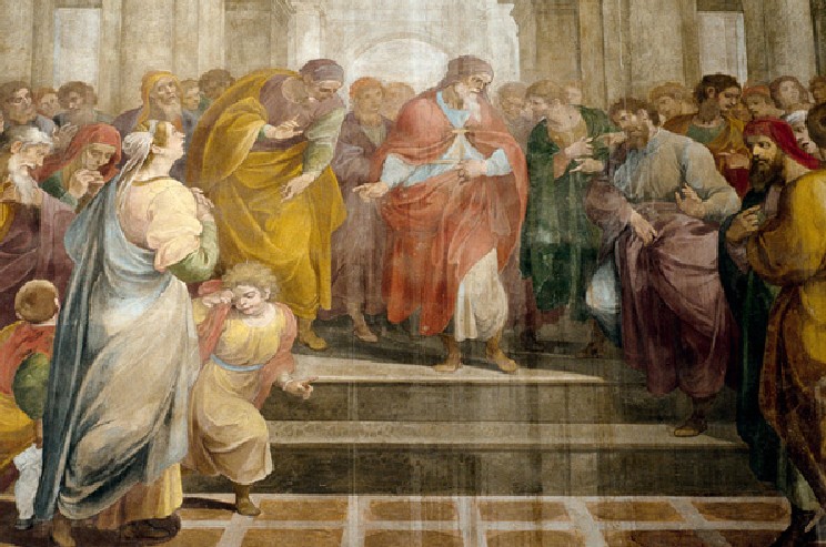 Baldassarre Croce, "Il processo a Susanna", 1595, Roma, chiesa di Santa Susanna
