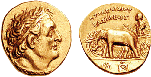 Moneta di Tolomeo I d'Egitto, circa 298 a.C.