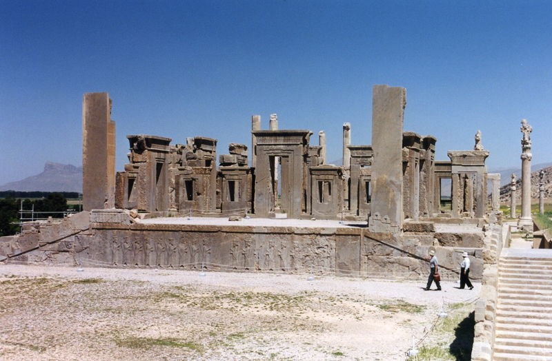 Rovine del palazzo di Dario I a Persepoli