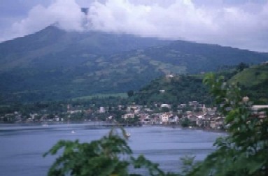 Il vulcano Pelée, sull'isola di Martinica