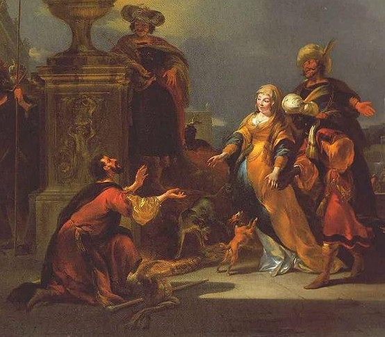 Nicolaes Pietersz Berchem, "Re Abimelec restituisce Sara ad Abramo", Ginevra, 1665