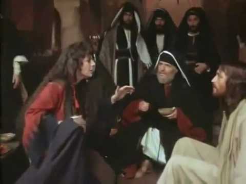 La peccatrice perdonata, scena dal "Gesù di Nazareth" di Franco Zeffirelli