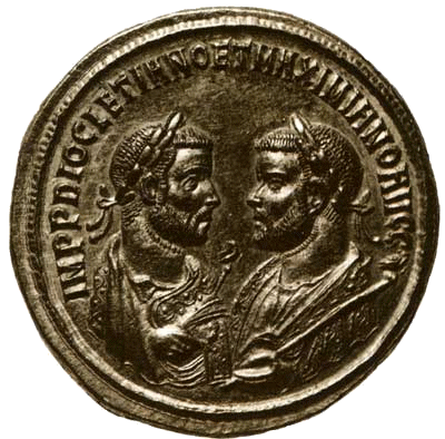 Moneta di Diocleziano e Massimiano