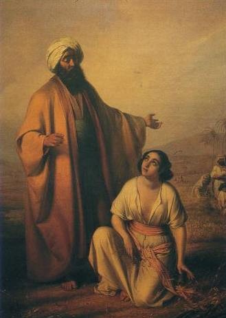Jacopo d'Andrea, "L'incontro di Booz con Rut", 1841, Pordenone, Seminario Vescovile