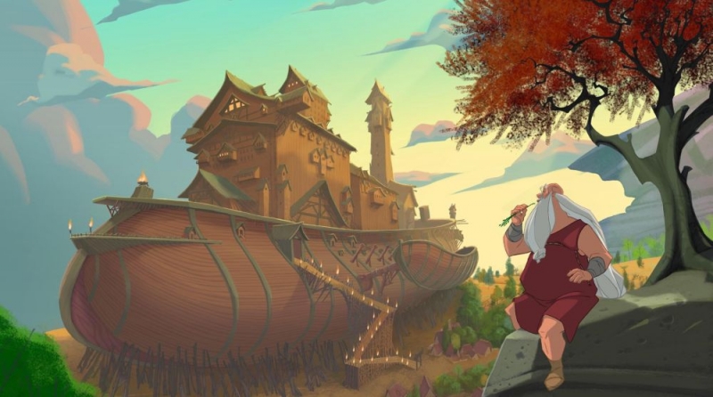 L'Arca di Noè ricostruita per il film omonimo a cartoni animati (2008)