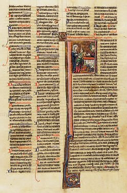 Pagina di un Codice manoscritto della Bibbia