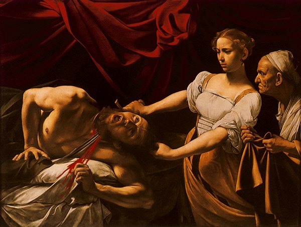 Caravaggio, Giuditta che decapita Oloferne, 1598-1599, olio su tela, Roma, Galleria nazionale di arte antica