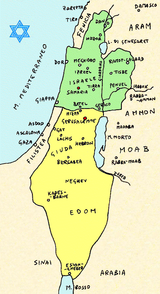 Il Regno di Giuda e il Regno d'Israele dopo lo Scisma