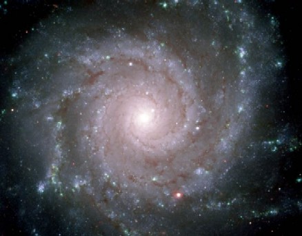 La galassia M74 nella costellazione dei gemelli