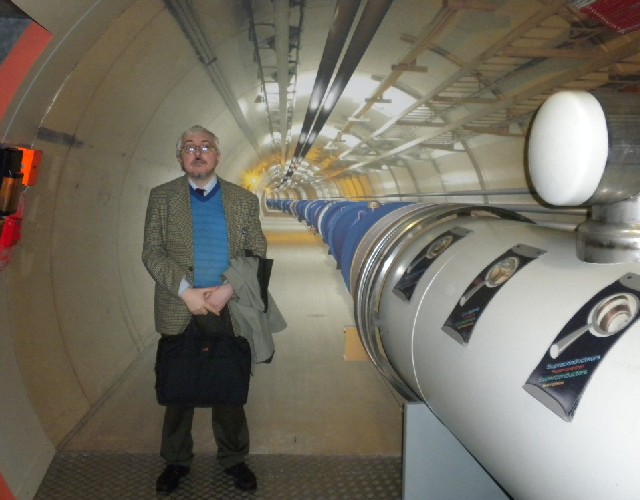 L'autore di questo ipertesto fotografato al CERN di Ginevra il 14 ottobre 2014
