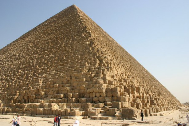 La piramide di Cheope, foto dell'autore di questo sito