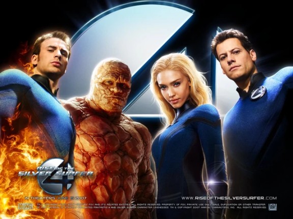 I Fantastici Quattro nella versione cinematografica del 2007