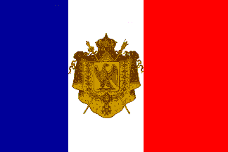 La bandiera del Terzo Impero Francese di de Gaulle