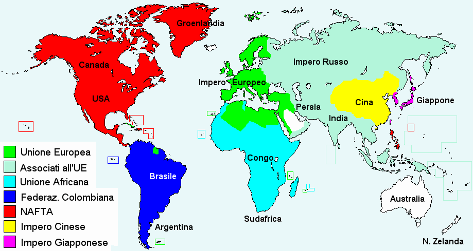 Le entit sovranazionali nel 2005