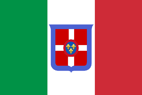 La bandiera del Regno d'Italia dopo il Referendum del 2 giugno 1946