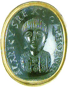 Il re dei Visigoti Alarico, sigillo, Vienna, Kunsthistorisches Museum