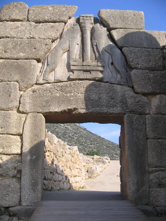 La Porta dei Leoni a Micene