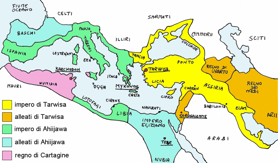 Il FantaMediterraneo nel 1100 a.C.
