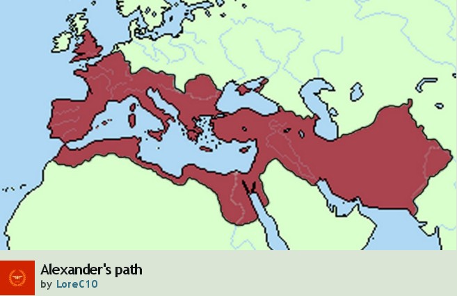 L'Impero Romano e quello di Alessandro Magno fusi tra loro!