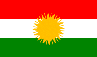 La bandiera del Kurdistan