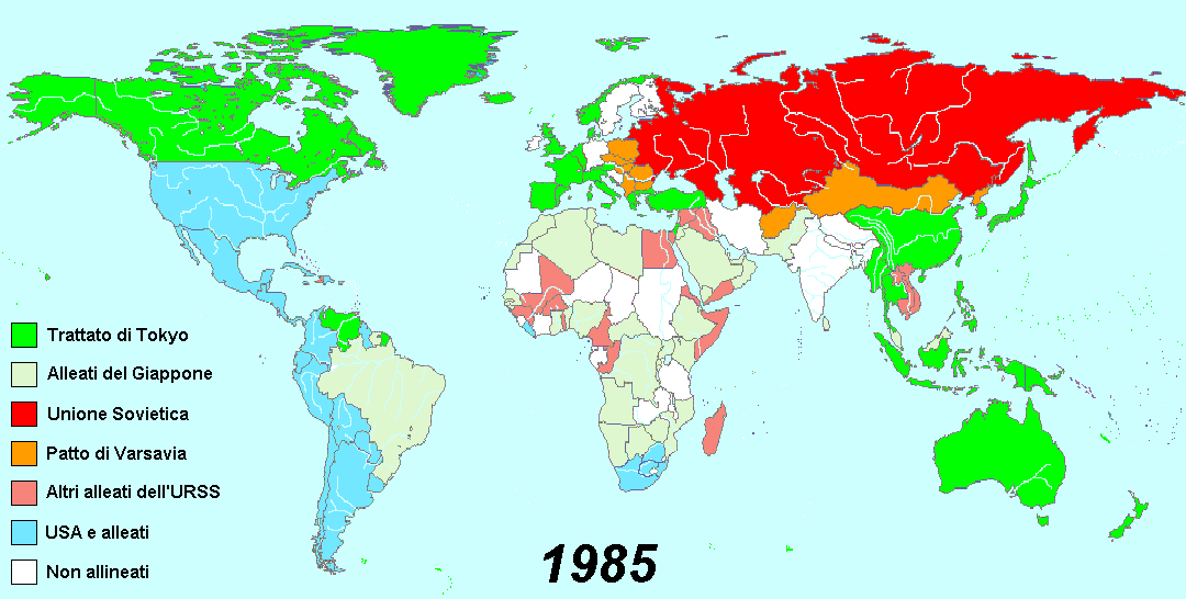 Il mondo durante la Prima Guerra Fredda