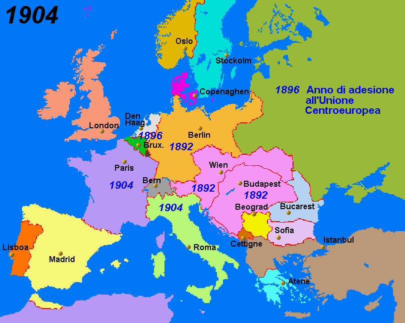L'Europa nel 1904