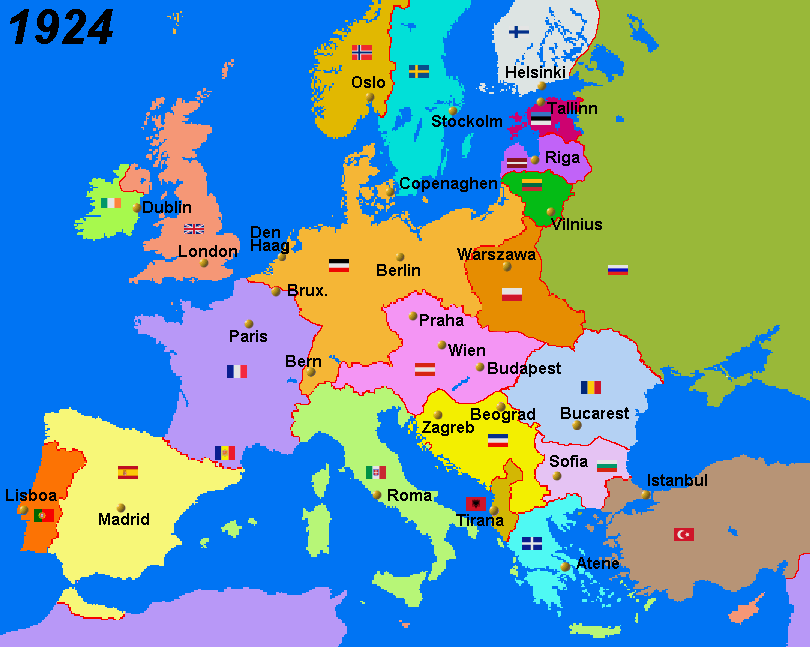 L'Europa nel 1924